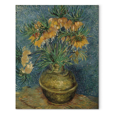 Воспроизведение живописи (Винсент Ван Гог) - в вазе кесариального фрилляриза