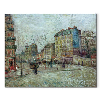 Maali reprodutseerimine (Vincent Van Gogh) - klišee puiestee (puiestee de Clichy) G Art