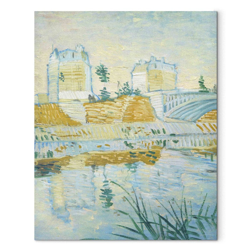 Reproduction of painting (Vincent van Gogh) - cliché bridge (Pont de Clichy) G Art