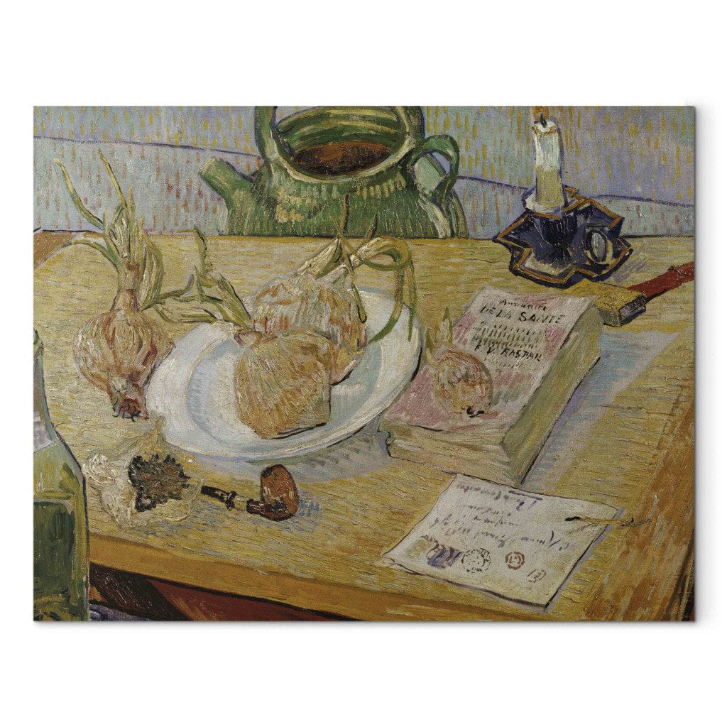 Gleznas reprodukcija /Vinsents van Gogs/ - Klusā daba ar rasēšanas dēli G ART