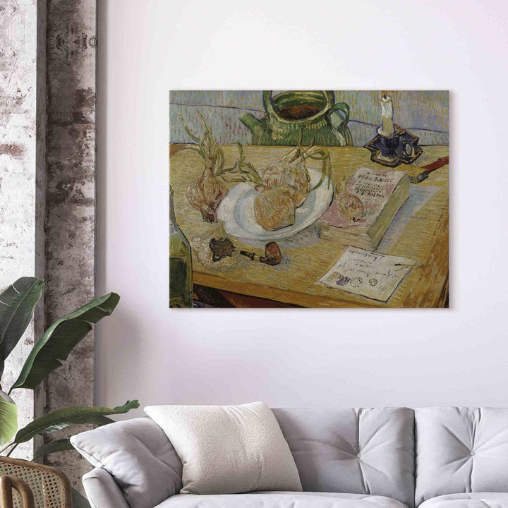 Gleznas reprodukcija /Vinsents van Gogs/ - Klusā daba ar rasēšanas dēli G ART