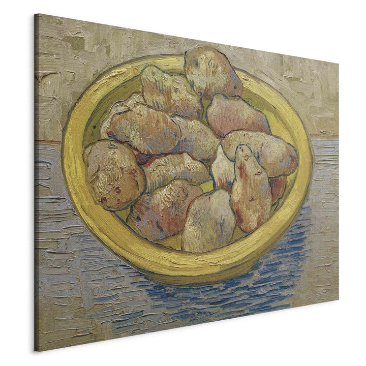 Gleznas reprodukcija /Vinsents van Gogs/ - Klusā daba: Kartupeļi dzeltenā traukā G ART