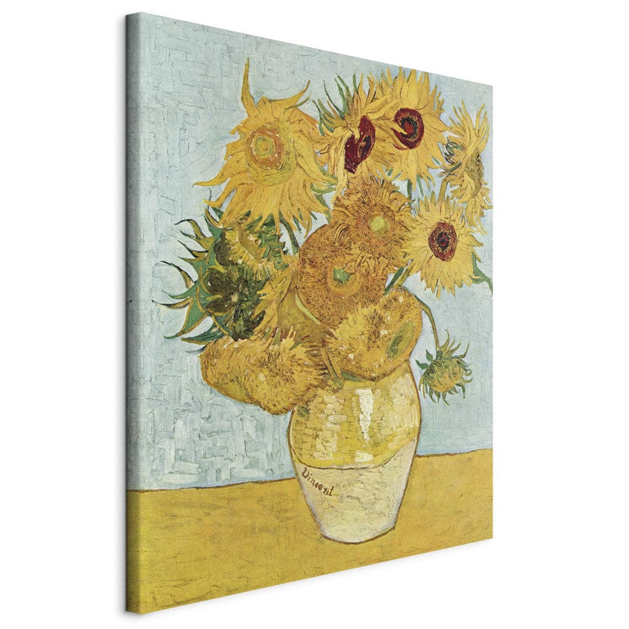 Gleznas reprodukcija /Vinsents van Gogs/ - Klusā daba: Vāze ar divpadsmit saulespuķēm III G ART