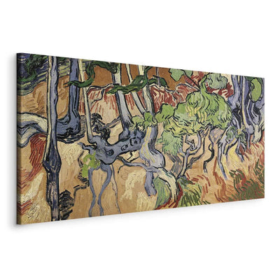 Maalauksen lisääntyminen (Vincent Van Gogh) - Puiden juuret G Art