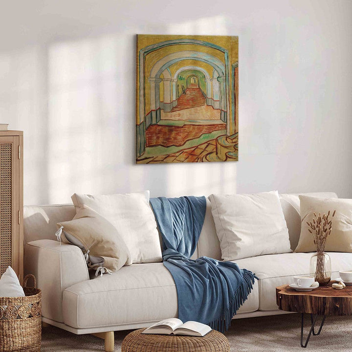 Gleznas reprodukcija /Vinsents van Gogs/ - Koridors dārzā G ART