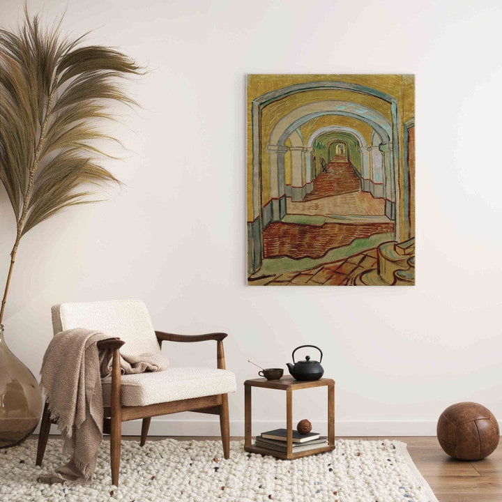 Gleznas reprodukcija /Vinsents van Gogs/ - Koridors dārzā G ART
