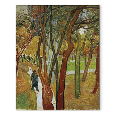 Воспроизведение живописи (Винсент Ван Гог) - Падающие листья G Art