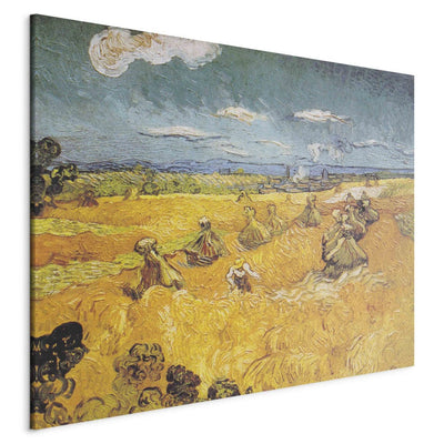 Maalauksen lisääntyminen (Vincent Van Gogh) - Vehnäkenttä leikkurilla G Art
