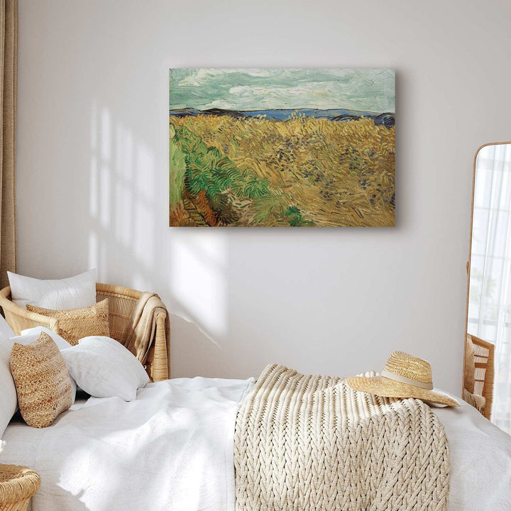 Gleznas reprodukcija /Vinsents van Gogs/ - Kviešu lauks ar rudzupuķēm G ART