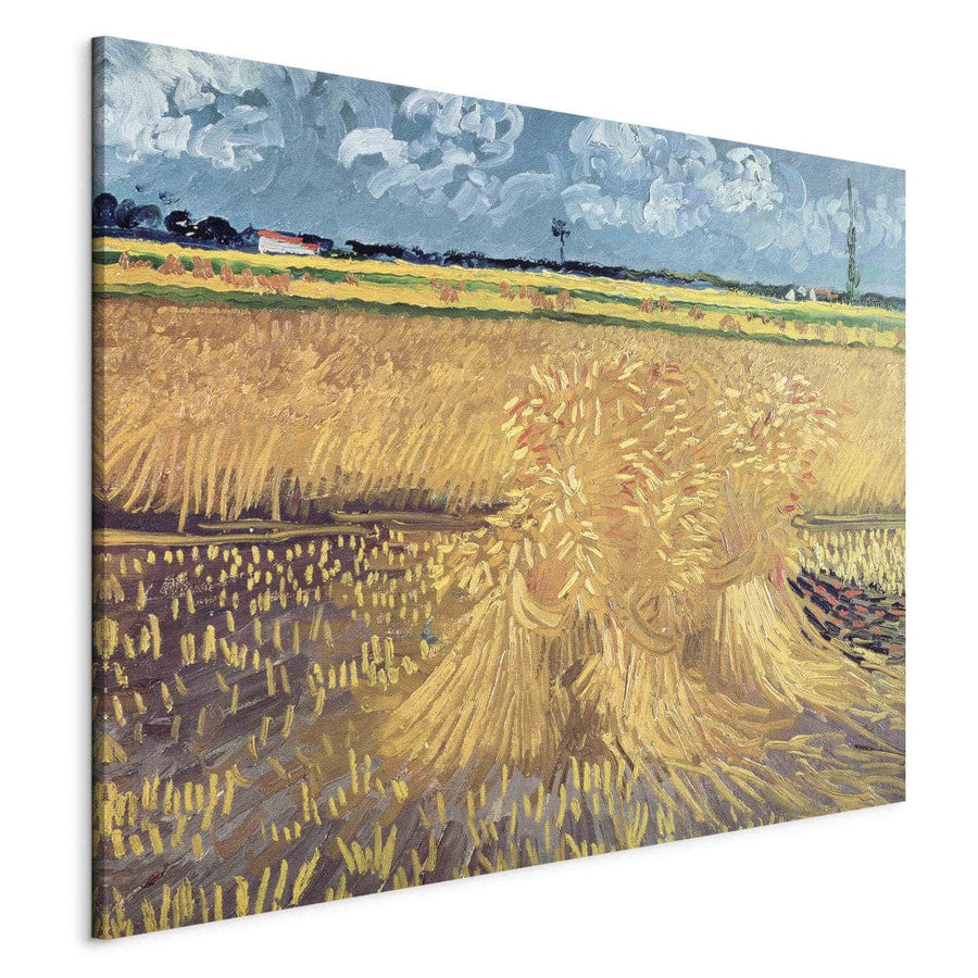 Gleznas reprodukcija /Vinsents van Gogs/ - Kviešu lauks ar sijām G ART