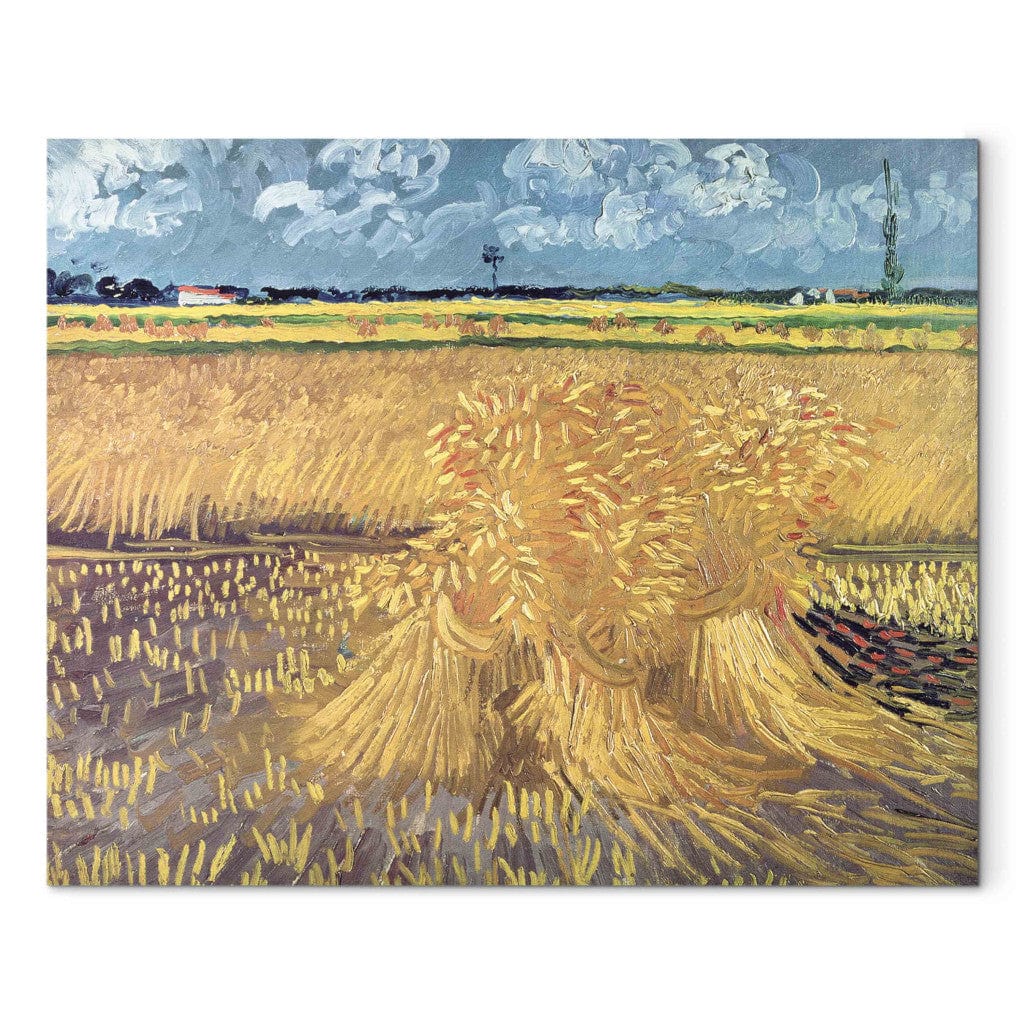 Gleznas reprodukcija /Vinsents van Gogs/ - Kviešu lauks ar sijām G ART
