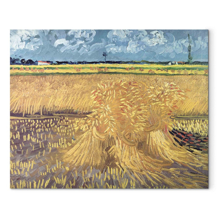 Gleznas reprodukcija /Vinsents van Gogs/ - Kviešu lauks ar sijām G ART