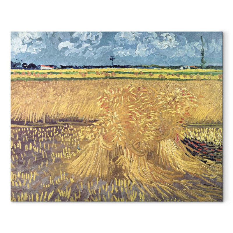 Reproduction of painting (Vincent van Gogh) - Wheat field with beams G Art