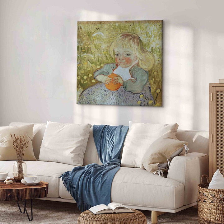 Gleznas reprodukcija /Vinsents van Gogs/ - L'Enfant a l'orange G ART