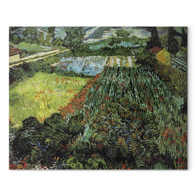 Воспроизведение живописи (Винсент Ван Гог) - поле с маками G Art