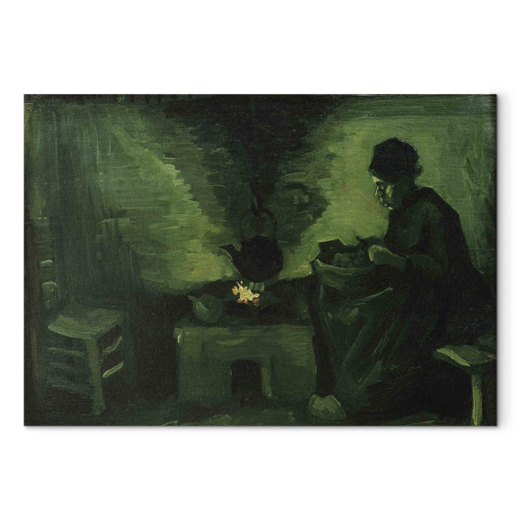 Gleznas reprodukcija /Vinsents van Gogs/ - Lauksaimniece pie pavarda G ART