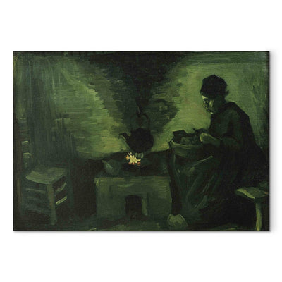 Gleznas reprodukcija /Vinsents van Gogs/ - Lauksaimniece pie pavarda G ART