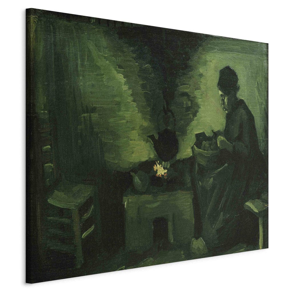 Gleznas reprodukcija /Vinsents van Gogs/ - Lauksaimniece pie pavarda G ART