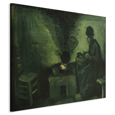 Reproduction of painting (Vincent van Gogh) - Farmer at the hearth G Art