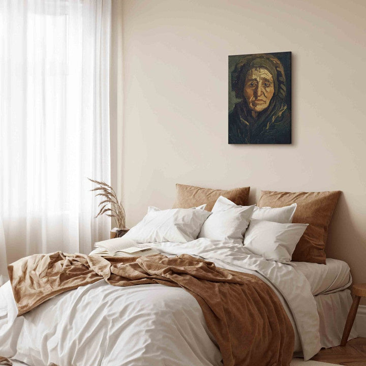 Gleznas reprodukcija /Vinsents van Gogs/ - Lauksaimniece: sieviete ar tumšu cepuri G ART