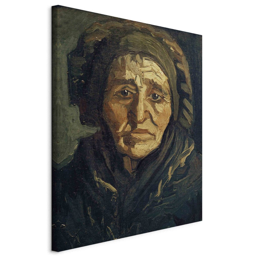 Gleznas reprodukcija /Vinsents van Gogs/ - Lauksaimniece: sieviete ar tumšu cepuri G ART