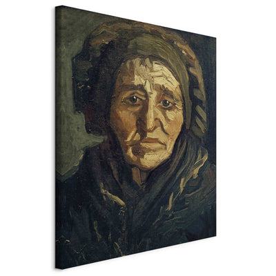 Maalauksen lisääntyminen (Vincent Van Gogh) - Viljelijä: Nainen pimeällä hattu -taidetta