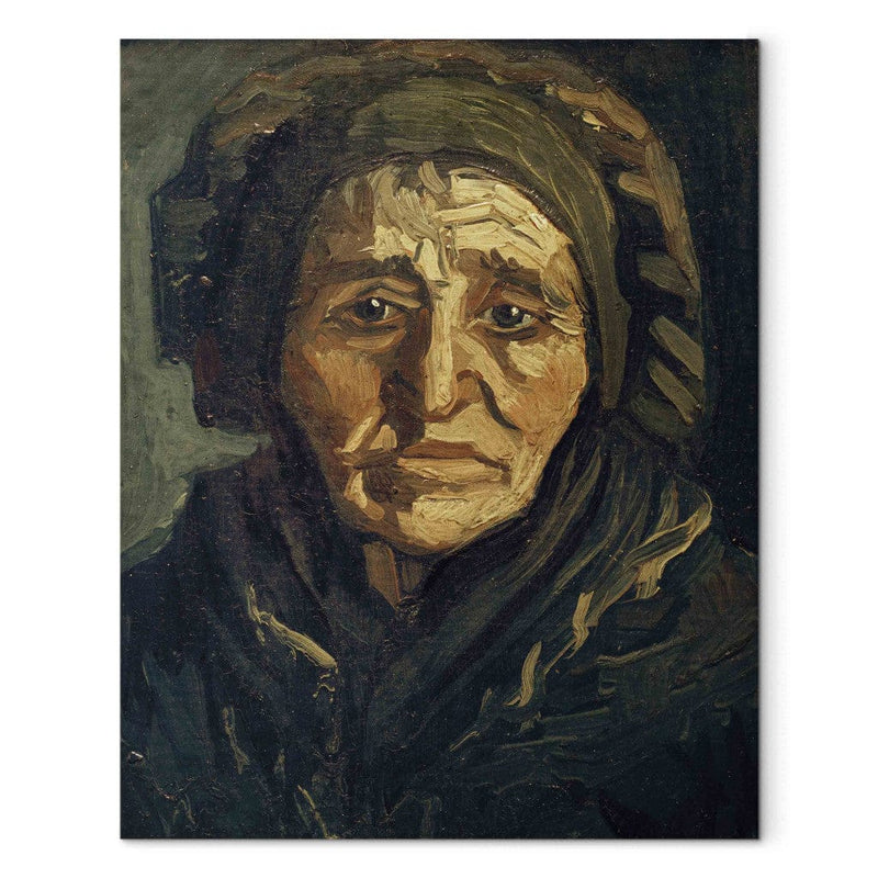 Reproduction of painting (Vincent van Gogh) - Farmer: Woman with Dark Hat G Art