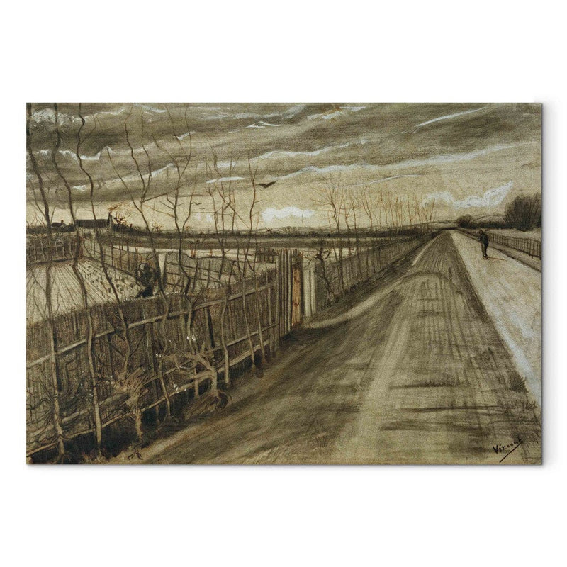 Maalauksen lisääntyminen (Vincent Van Gogh) - Country Road G Art