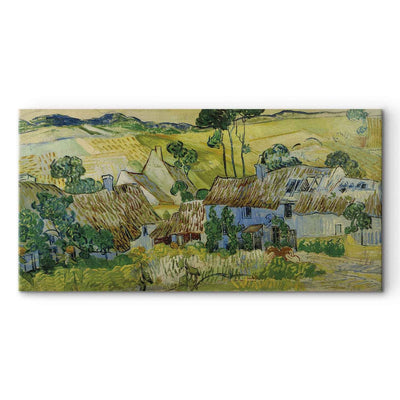 Reproduction of painting (Vincent van Gogh) - farms at Overas G Art