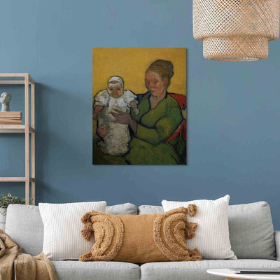 Maalige reprodutseerimine (Vincent Van Gogh) - Madame Roulin oma lapsega Marcelle G Art