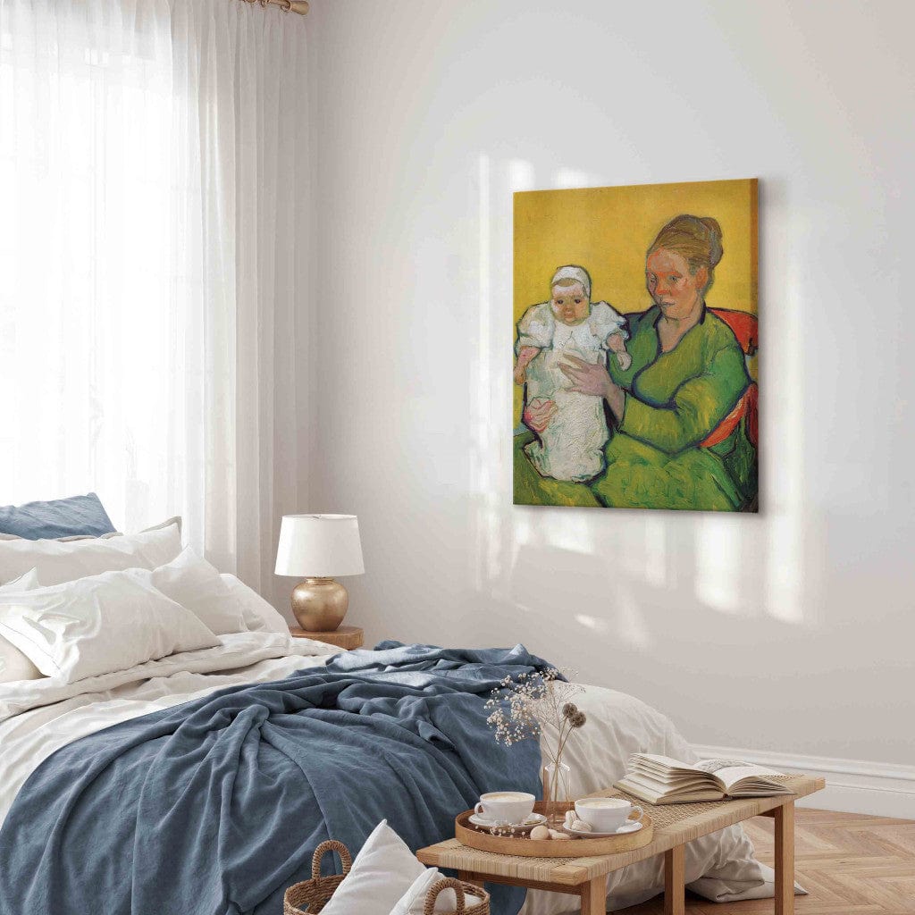 Gleznas reprodukcija /Vinsents van Gogs/ - Madame Roulin ar savu bērnu Marcelle G ART