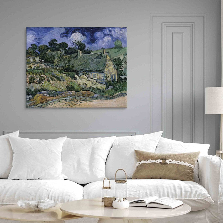 Gleznas reprodukcija /Vinsents van Gogs/ - Mājas Auversā G ART