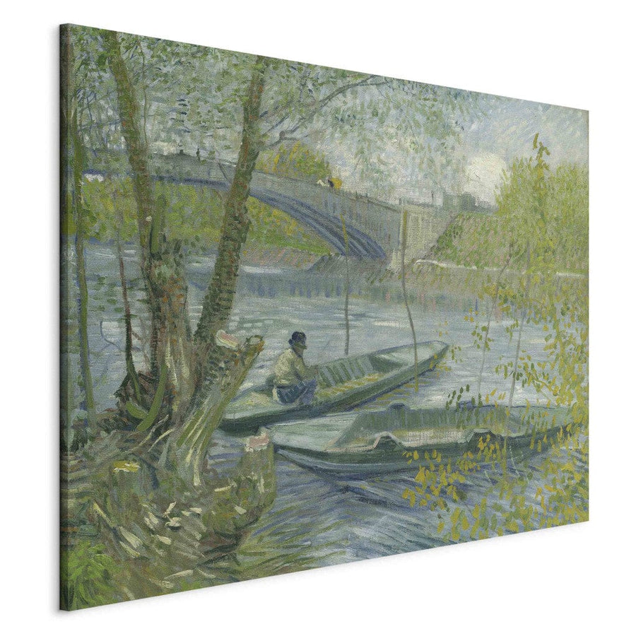 Gleznas reprodukcija /Vinsents van Gogs/ - Makšķerēšana pavasarī G ART