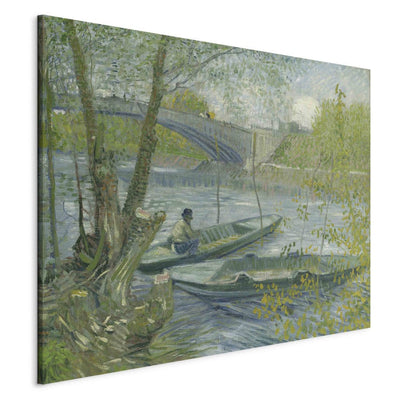 Воспроизведение живописи (Винсент Ван Гог) - Рыбалка в весенней г искусстве