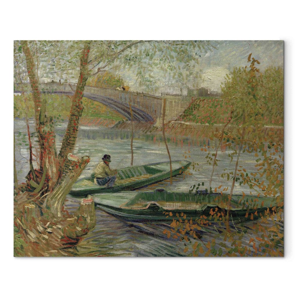Gleznas reprodukcija /Vinsents van Gogs/ - Makšķerēšana pavasarī, Pont de Clichy G ART