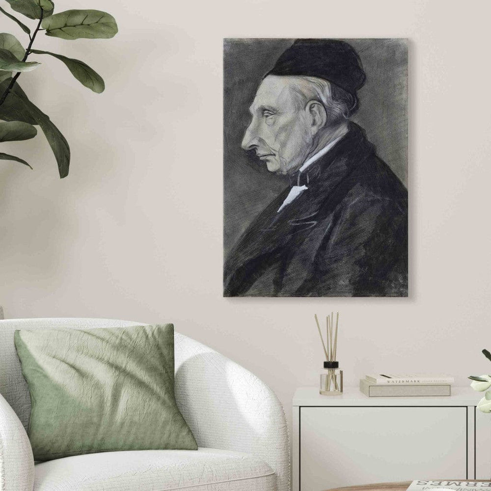 Gleznas reprodukcija /Vinsents van Gogs/ - Mākslinieka vectēva portrets G ART