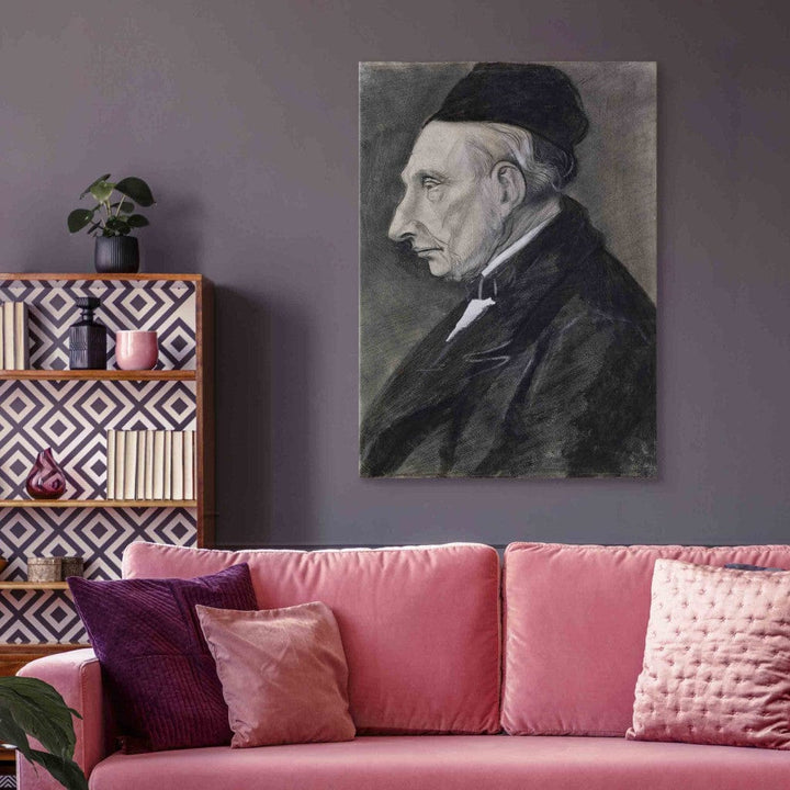 Gleznas reprodukcija /Vinsents van Gogs/ - Mākslinieka vectēva portrets G ART