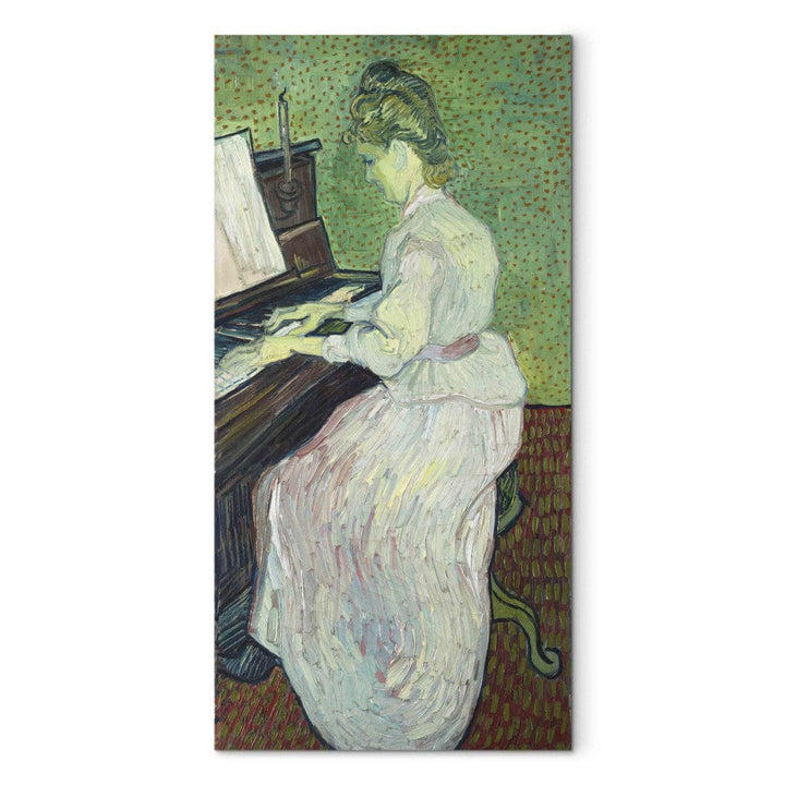 Gleznas reprodukcija /Vinsents van Gogs/ - Marguerite Gachet pie klavierēm G ART