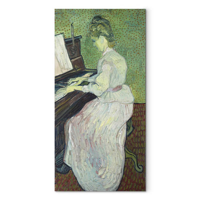 Gleznas reprodukcija (Vinsents van Gogs) - Marguerite Gachet pie klavierēm G ART