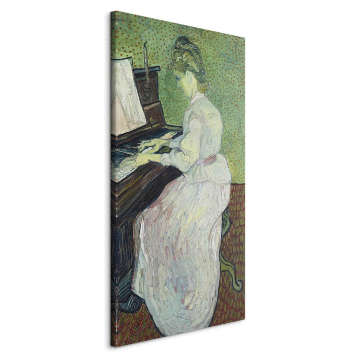 Gleznas reprodukcija /Vinsents van Gogs/ - Marguerite Gachet pie klavierēm G ART