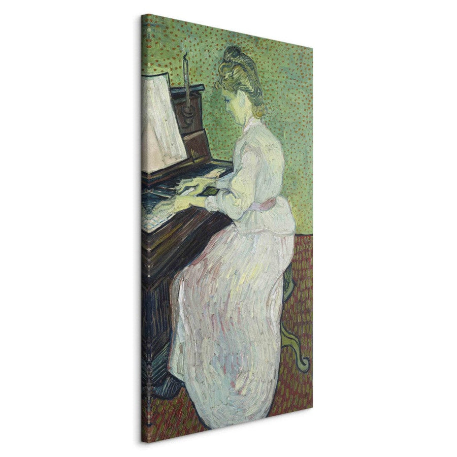 Gleznas reprodukcija /Vinsents van Gogs/ - Marguerite Gachet pie klavierēm G ART