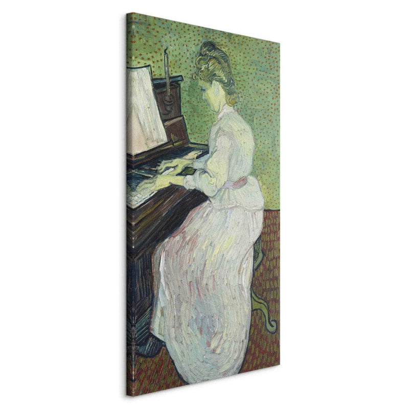Maalauksen lisääntyminen (Vincent Van Gogh) - Marguerite Gachet piano -taidetta
