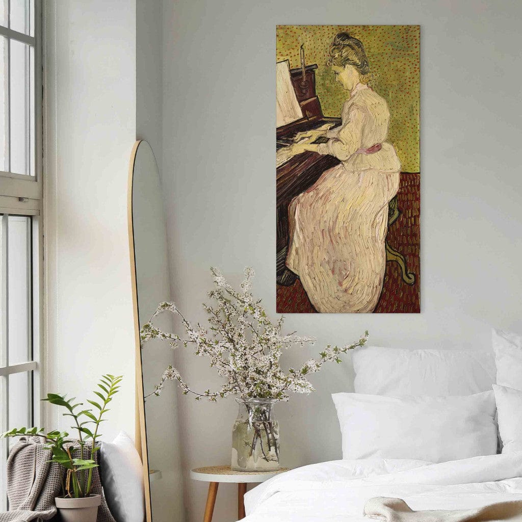 Gleznas reprodukcija /Vinsents van Gogs/ - Marguerite Gachet pie klavierēm II G ART