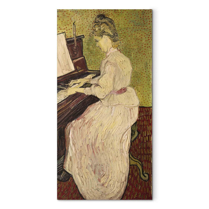 Gleznas reprodukcija /Vinsents van Gogs/ - Marguerite Gachet pie klavierēm II G ART