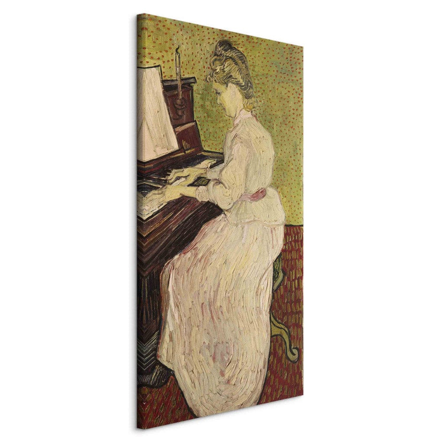 Gleznas reprodukcija /Vinsents van Gogs/ - Marguerite Gachet pie klavierēm II G ART