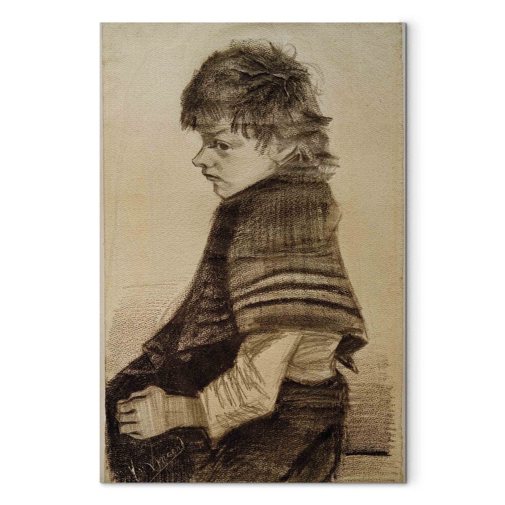 Gleznas reprodukcija /Vinsents van Gogs/ - Meitene ar lakatu G ART