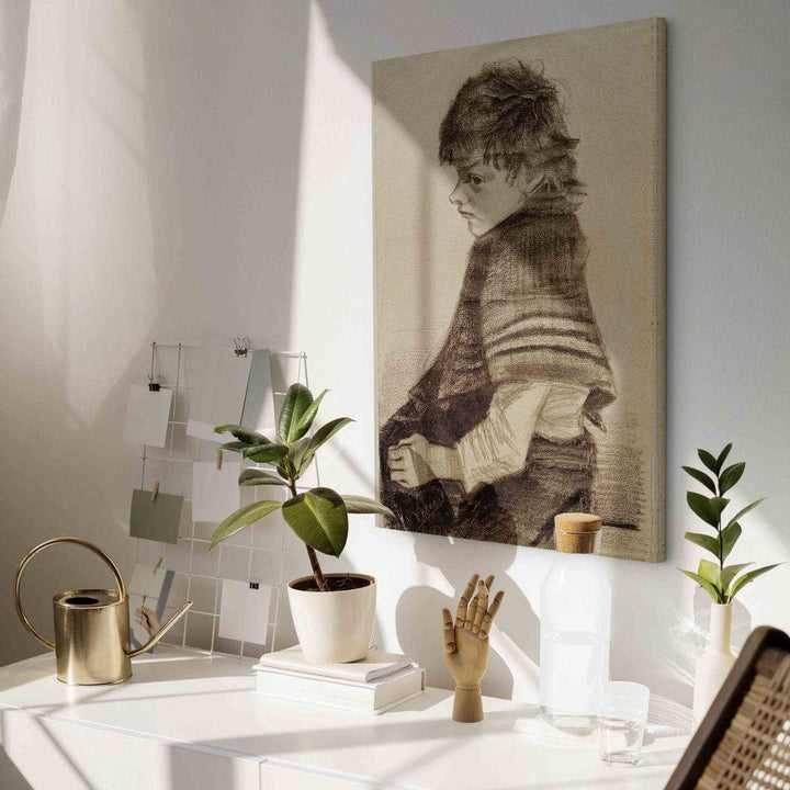 Gleznas reprodukcija /Vinsents van Gogs/ - Meitene ar lakatu G ART