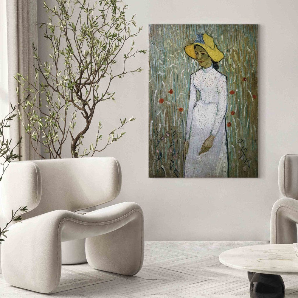 Gleznas reprodukcija /Vinsents van Gogs/ - Meitene baltā tērpā G ART