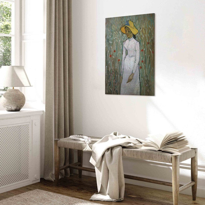 Gleznas reprodukcija /Vinsents van Gogs/ - Meitene baltā tērpā G ART
