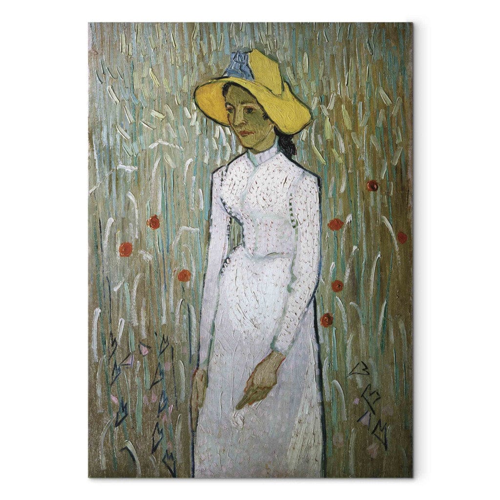 Gleznas reprodukcija /Vinsents van Gogs/ - Meitene baltā tērpā G ART
